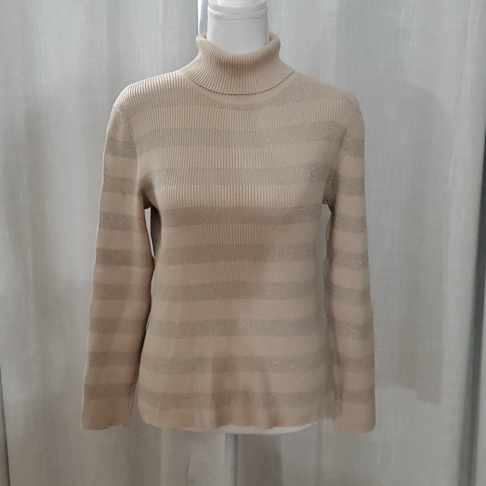 Mercer Street Studio turtleneck cream/silver